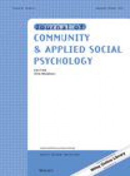 Journal Of Community & Applied Social Psychology雜志