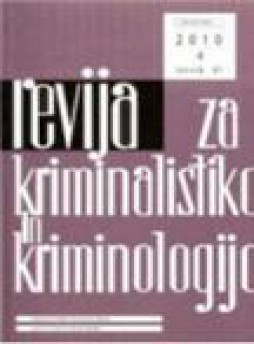 Revija Za Kriminalistiko In Kriminologijo雜志