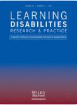 Learning Disabilities Research & Practice雜志