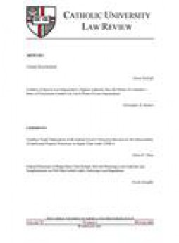 Catholic University Law Review雜志