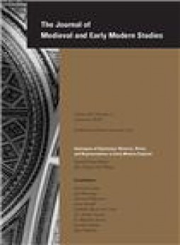 Journal Of Medieval And Early Modern Studies雜志