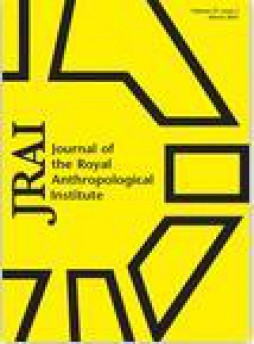 Journal Of The Royal Anthropological Institute雜志