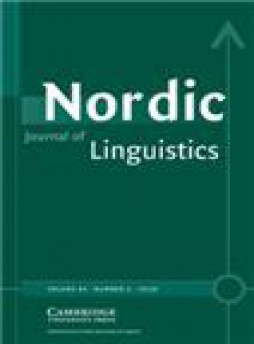 Nordic Journal Of Linguistics雜志