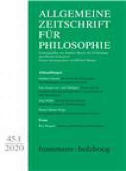 Allgemeine Zeitschrift Fur Philosophie雜志