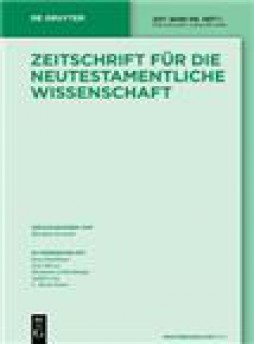 Zeitschrift Fur Die Neutestamentliche Wissenschaft Und Die Kunde Der Alteren Kir雜志
