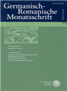 Germanisch-romanische Monatsschrift雜志