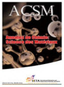 Annales De Chimie-science Des Materiaux雜志
