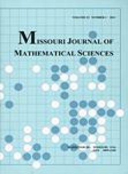 Missouri Journal Of Mathematical Sciences雜志