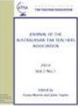 Journal Of The Australasian Tax Teachers Association雜志