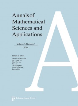 Annals Of Mathematical Sciences And Applications雜志