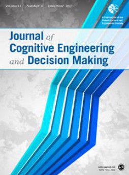 Journal Of Cognitive Engineering And Decision Making雜志