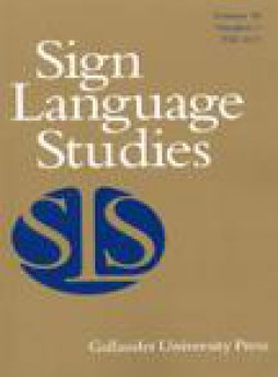 Sign Language Studies雜志