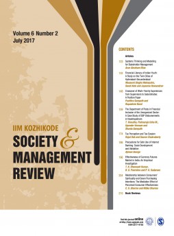Iim Kozhikode Society & Management Review雜志