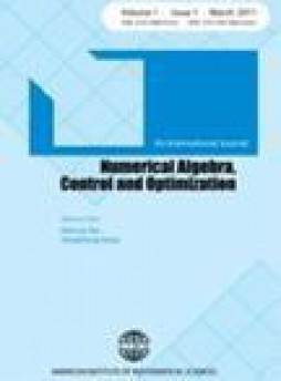 Numerical Algebra Control And Optimization雜志