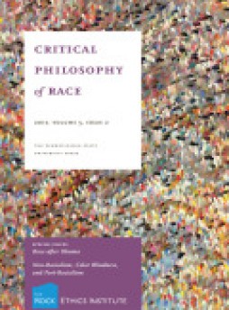 Critical Philosophy Of Race雜志