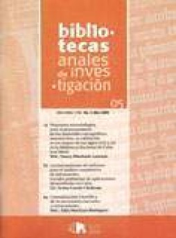 Bibliotecas-anales De Investigacion雜志