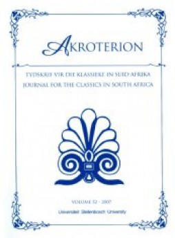 Akroterion-journal For The Classics In South Africa雜志